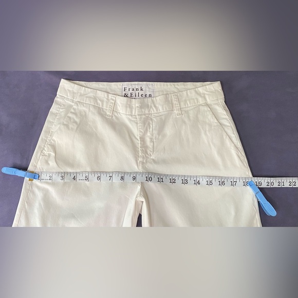 Frank & Eileen WICKLOW The Italian Chino Italian Performance Twill Size: 4 Chalk - Picture 14 of 16